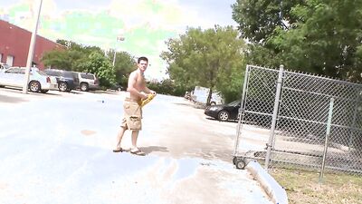 BAIT BUS - British Hunk Dean Monroe Snagging The Wanker