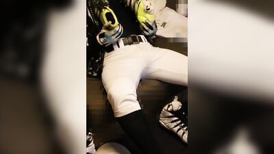 Dude pulls out his cock and plays with it on the camera