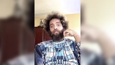 Rock Mercury smokes and chats with his fans on webcam show