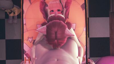 This 3D carton shows a shemale and a guy having anal sex
