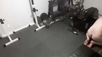 Fat Man Nude Workout 33 Pull