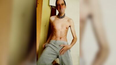 self CBT and nipple-play in respectful Cracky style