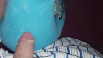 Kinky man is pushing his thick pecker in that stuffed doll