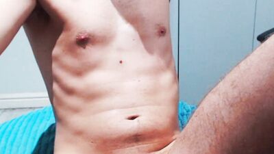 Amateur stud shoves multiple dildos to stretch his tight ass