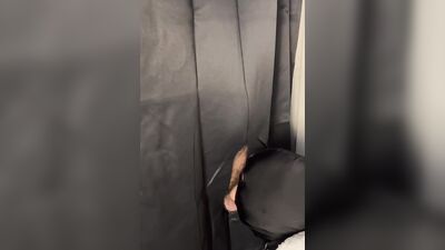 Hung Uncut Latino shoots big load at gloryhole