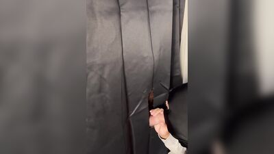 Hung Uncut Latino shoots big load at gloryhole
