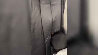 Hung Uncut Latino shoots big load at gloryhole