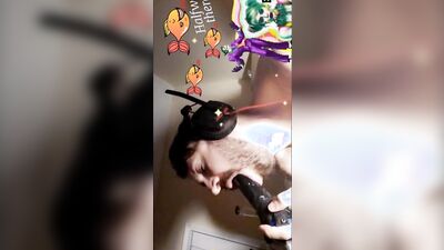 Kinky stud jerks off and cums in a Snapchat compilation