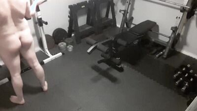 Fat Man Nude Workout 29 Push