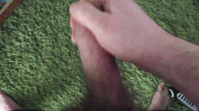 Big Cock Masturbating With Deep Moaning Noises