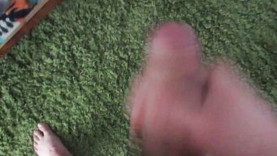 Big Cock Masturbating With Deep Moaning Noises
