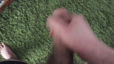 Big Cock Masturbating With Deep Moaning Noises