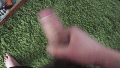 Big Cock Masturbating With Deep Moaning Noises