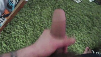 Big Cock Masturbating With Deep Moaning Noises