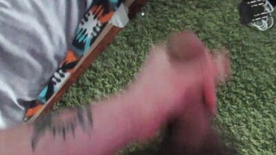 Big Cock Masturbating With Deep Moaning Noises