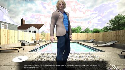 Hot and muscular 3D studs go down and dirty in a porn game