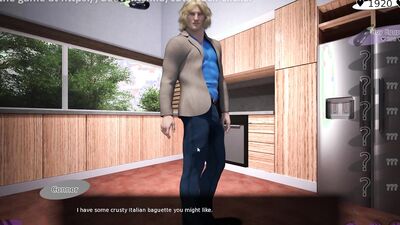 Hot and muscular 3D studs go down and dirty in a porn game
