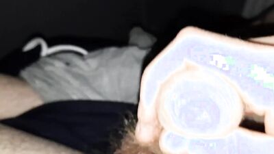 Hot UNCUT COCK Jelqing (In 4k)