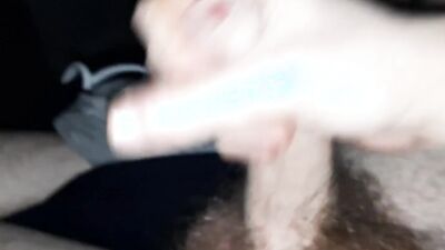 Hot UNCUT COCK Jelqing (In 4k)