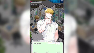 Interactive adult gay game with some handsome guys in action