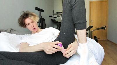 First anal experience for cute boy