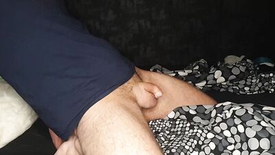 Riding big dildo with spun in my gun