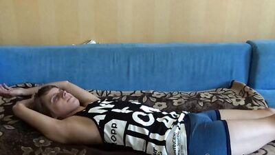 Two guys kiss and wank until cum
