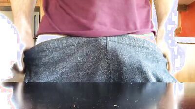 Horny bloke is shoving a cock inside his favorite toy