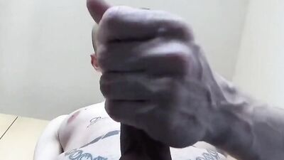 Submissive POV video. Fucking your mouth. Top for bottom.