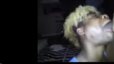 Blond chap is sucking stranger's BBC in this amateur video