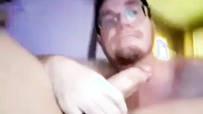 Two gay fellows are enjoying in each other's hard pecker