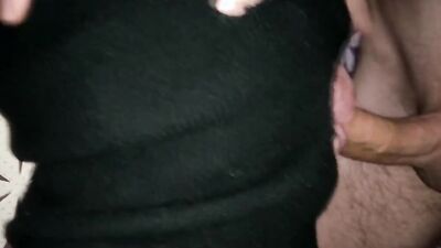 Masked amateur bloke sucks mate's prick and gets bonked from behind