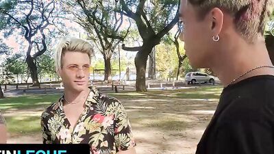 Amateur gay chap gets fucked in front of his boyfriend
