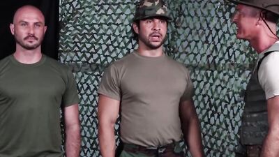 Greg Riley, Seth Santoro & Silver Steele shag in 3some