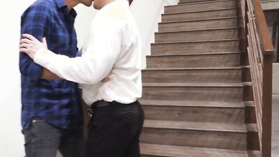 Ryan Jordan and his mate are barebacking on the couch