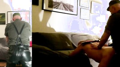 Perverted gay dude is craving for his horny roommate's hard phallus