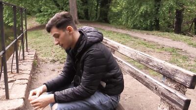 Cock hungry teen gives stranger a bj in this amateur POV