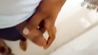 Lad plays with a pecker in this close-up video