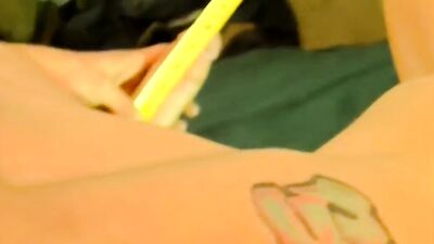 Perverted Joe is stroking a cock in front of the camera