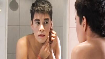 Naughty femboy is enjoying in this homemade solo performance video