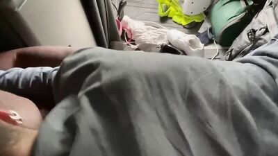 Naughty amateur chap is sucking boyfriend's BBC in this POV