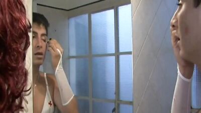 Skinny femboy is craving for some hard anal drilling action