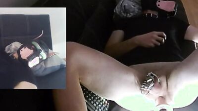 Lad drills his tight ass with a toy in this homemade POV