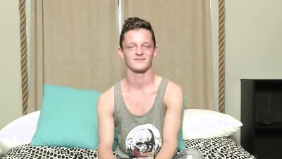 Andrew Callahan is jerking off in front of the camera