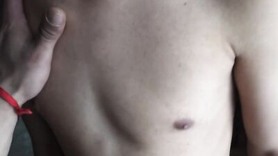 Lad sucks and rides his roommate's hard schlong in this POV