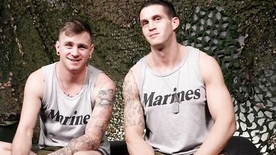 Nick Clay & Ryan Jordan are shagging on the front line