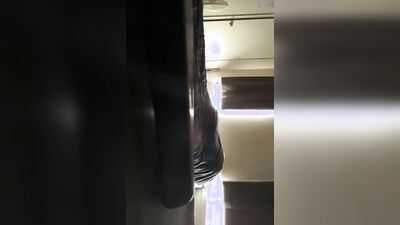 Amateur teen gets fucked inside the hotel room by his stepdad