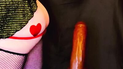 Close-up video of a chap getting his ass nailed with a dildo