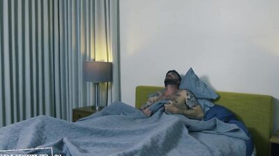 Tattooed bloke gets his ass nailed with some hard BBC