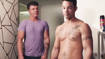 JJ Knight & Nic Sahara are fornicating inside the garage
